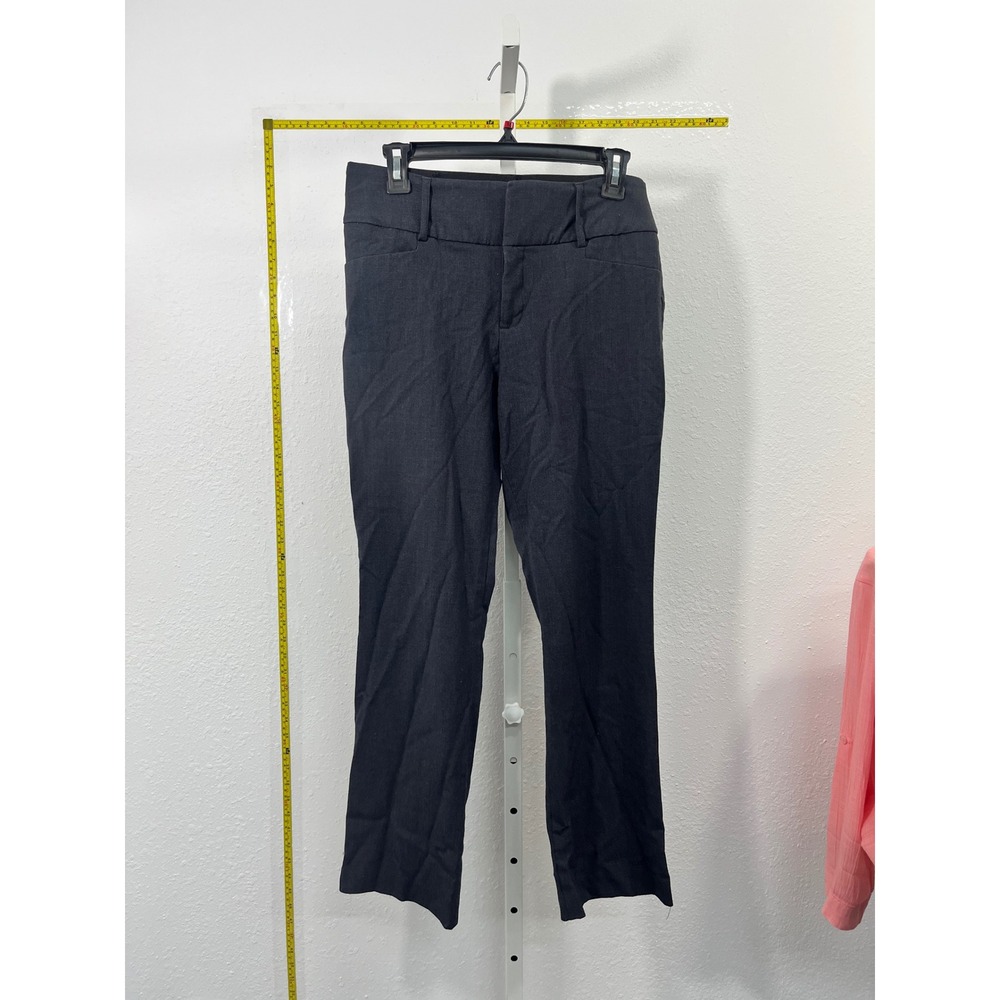 Apt. 9 Women Charcoal Gray Straight Leg Dress Pants Petite Size 6P Professional